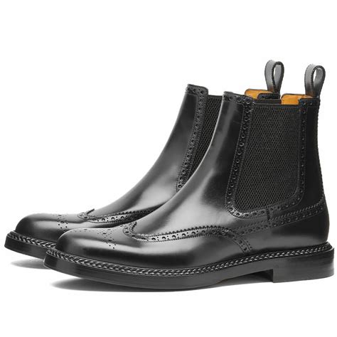 gucci mens leather chelsea boots|gucci timberlands boots.